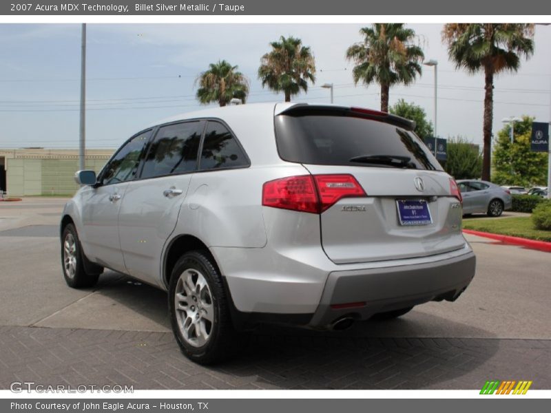 Billet Silver Metallic / Taupe 2007 Acura MDX Technology