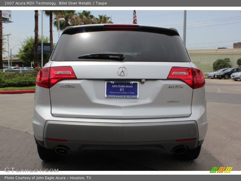 Billet Silver Metallic / Taupe 2007 Acura MDX Technology