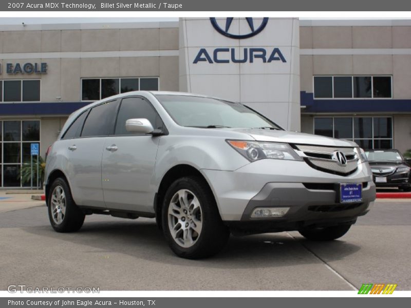 Billet Silver Metallic / Taupe 2007 Acura MDX Technology