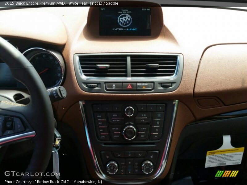 White Pearl Tricoat / Saddle 2015 Buick Encore Premium AWD