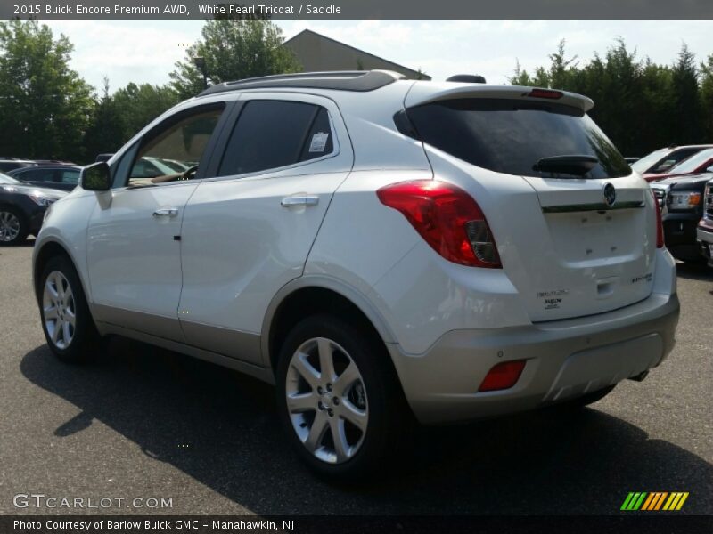 White Pearl Tricoat / Saddle 2015 Buick Encore Premium AWD