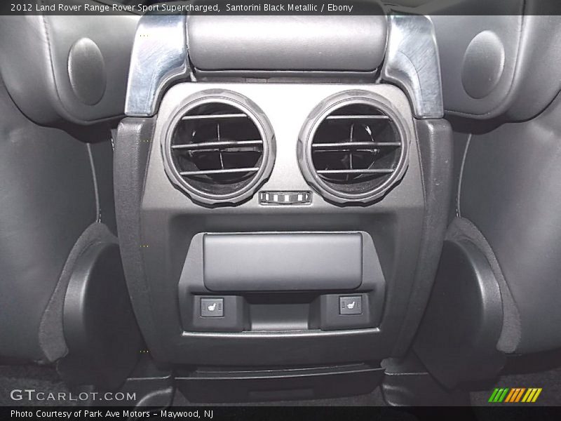 Santorini Black Metallic / Ebony 2012 Land Rover Range Rover Sport Supercharged