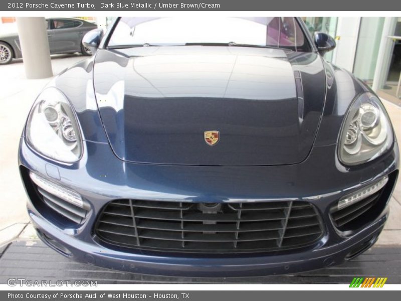 Dark Blue Metallic / Umber Brown/Cream 2012 Porsche Cayenne Turbo