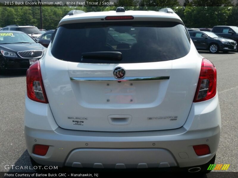 White Pearl Tricoat / Saddle 2015 Buick Encore Premium AWD