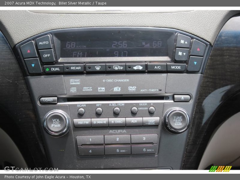 Billet Silver Metallic / Taupe 2007 Acura MDX Technology