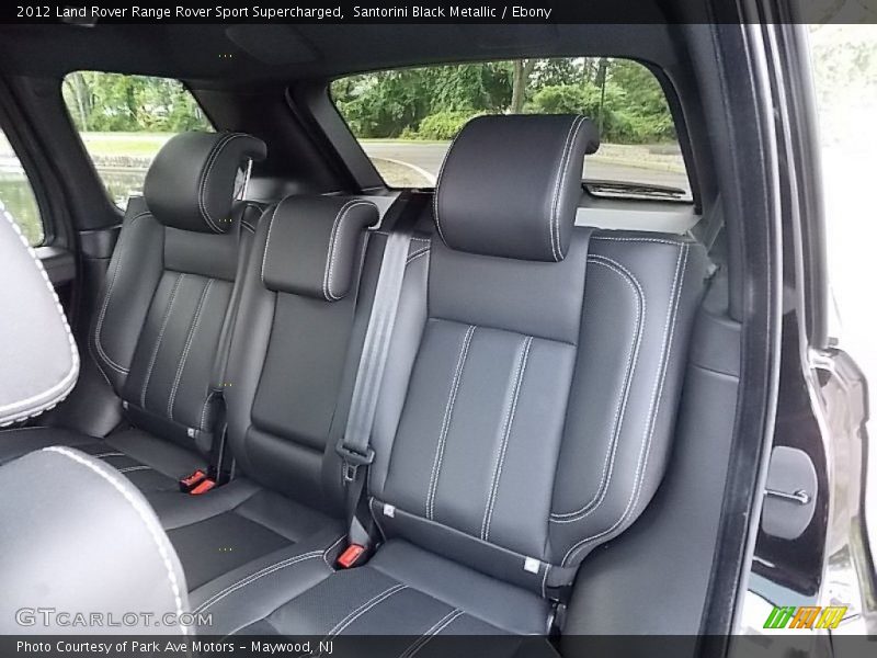 Santorini Black Metallic / Ebony 2012 Land Rover Range Rover Sport Supercharged