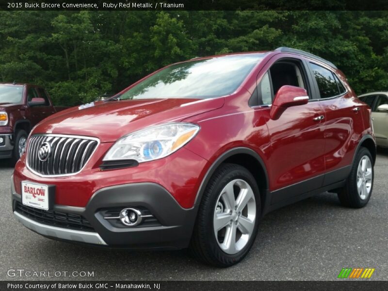 Ruby Red Metallic / Titanium 2015 Buick Encore Convenience