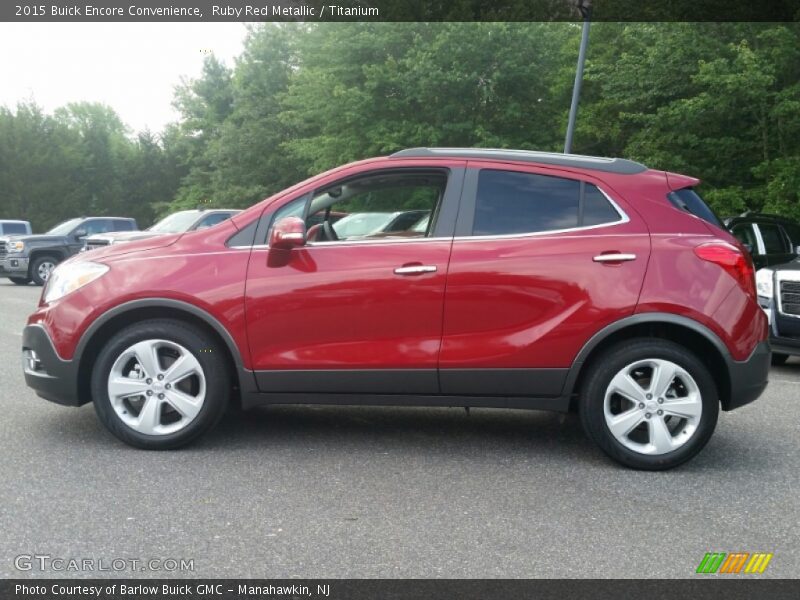 Ruby Red Metallic / Titanium 2015 Buick Encore Convenience