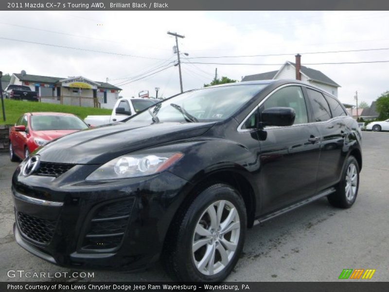 Brilliant Black / Black 2011 Mazda CX-7 s Touring AWD