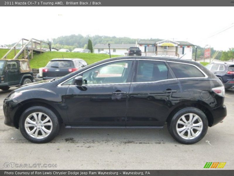 Brilliant Black / Black 2011 Mazda CX-7 s Touring AWD