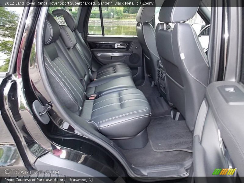 Santorini Black Metallic / Ebony 2012 Land Rover Range Rover Sport Supercharged