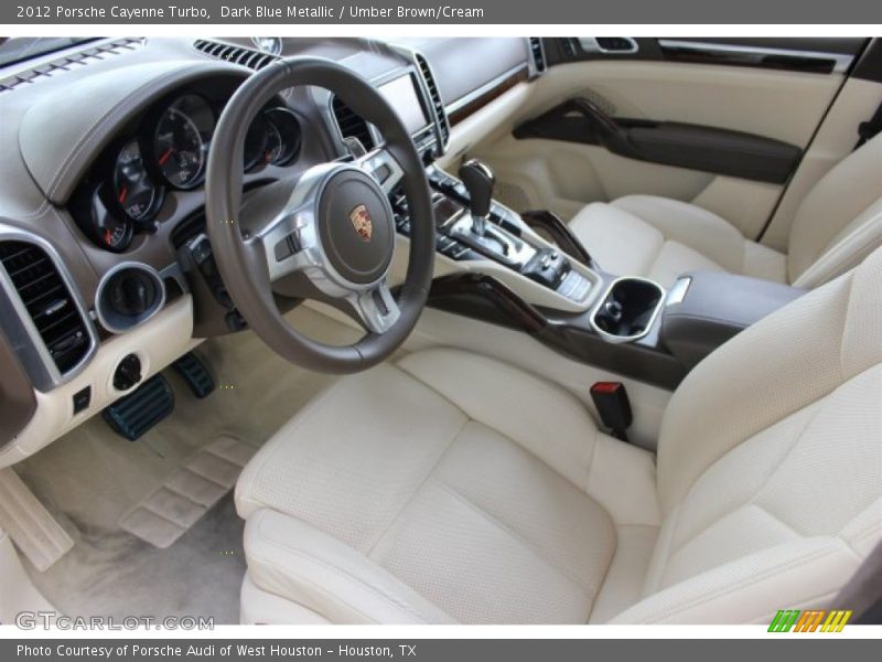  2012 Cayenne Turbo Umber Brown/Cream Interior