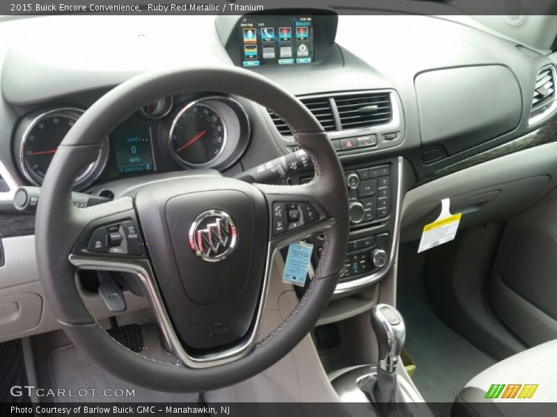 Ruby Red Metallic / Titanium 2015 Buick Encore Convenience