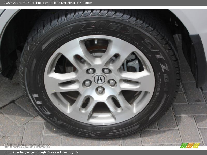 Billet Silver Metallic / Taupe 2007 Acura MDX Technology