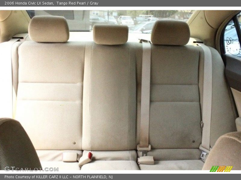 Tango Red Pearl / Gray 2006 Honda Civic LX Sedan