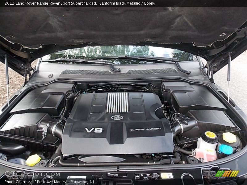 Santorini Black Metallic / Ebony 2012 Land Rover Range Rover Sport Supercharged