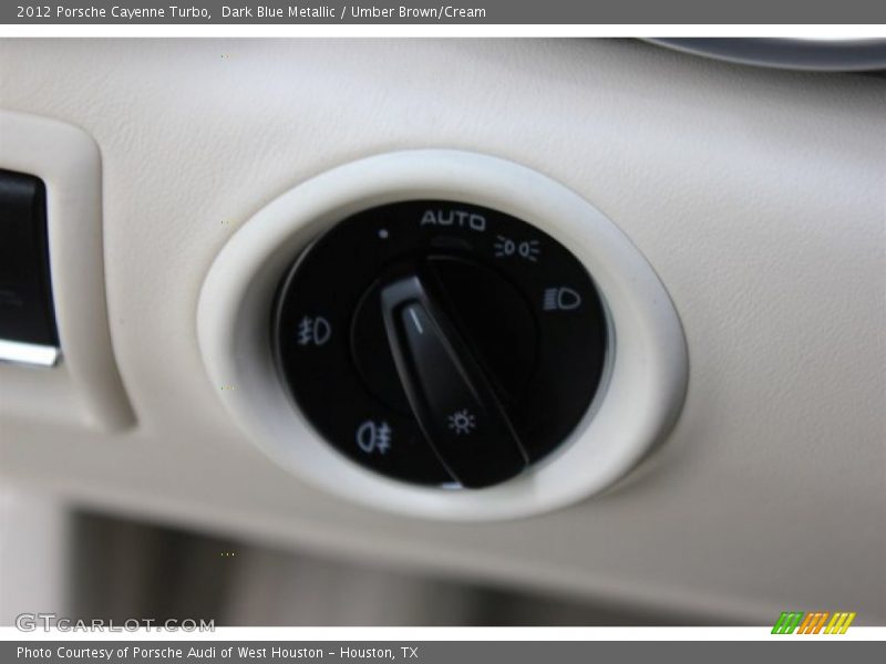 Dark Blue Metallic / Umber Brown/Cream 2012 Porsche Cayenne Turbo