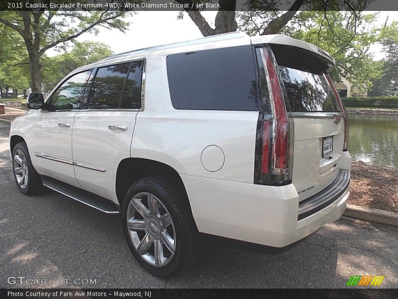 White Diamond Tricoat / Jet Black 2015 Cadillac Escalade Premium 4WD