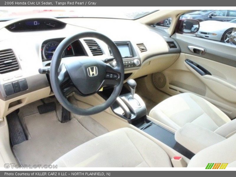 Gray Interior - 2006 Civic LX Sedan 