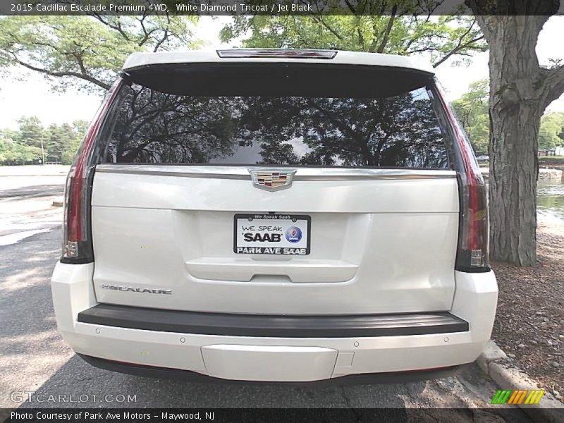 White Diamond Tricoat / Jet Black 2015 Cadillac Escalade Premium 4WD