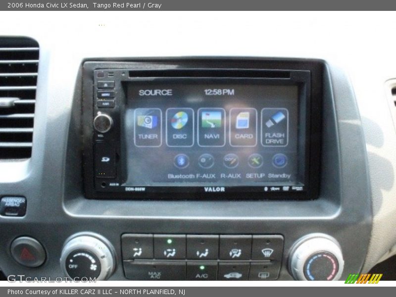 Tango Red Pearl / Gray 2006 Honda Civic LX Sedan