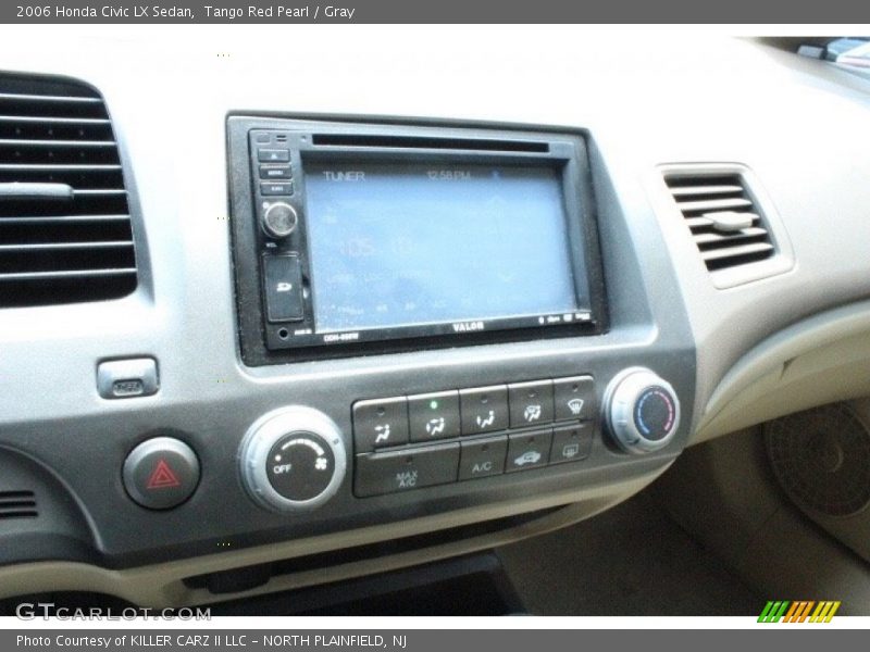 Tango Red Pearl / Gray 2006 Honda Civic LX Sedan