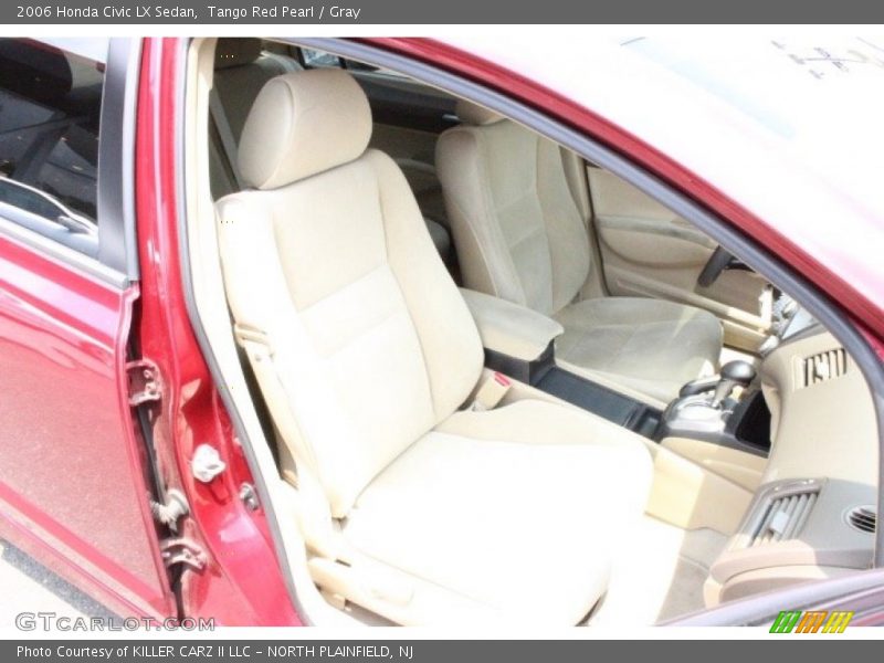 Tango Red Pearl / Gray 2006 Honda Civic LX Sedan