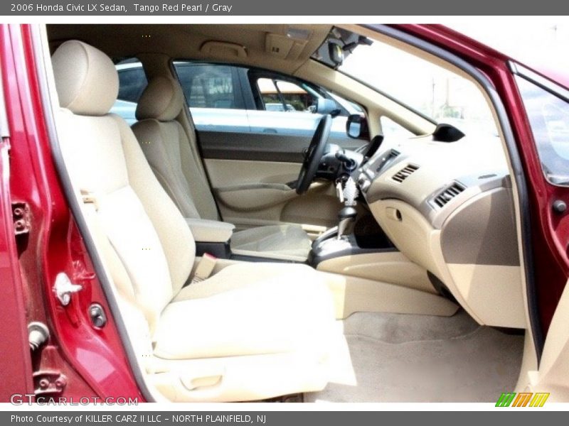 Tango Red Pearl / Gray 2006 Honda Civic LX Sedan