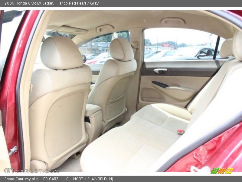 Tango Red Pearl / Gray 2006 Honda Civic LX Sedan