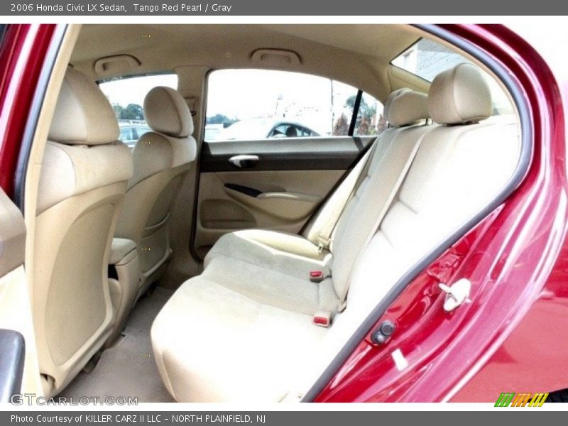 Tango Red Pearl / Gray 2006 Honda Civic LX Sedan
