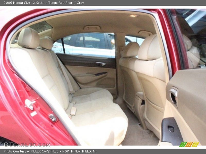 Tango Red Pearl / Gray 2006 Honda Civic LX Sedan
