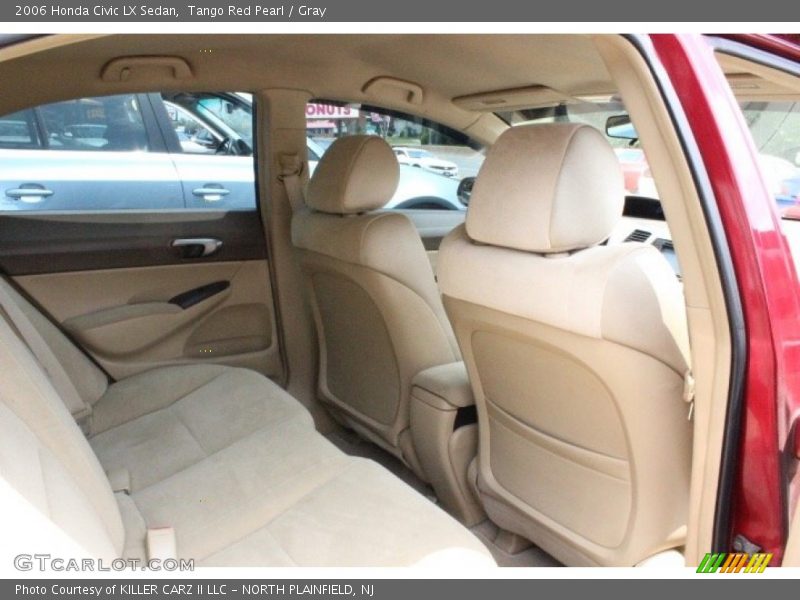 Tango Red Pearl / Gray 2006 Honda Civic LX Sedan