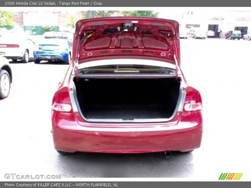 Tango Red Pearl / Gray 2006 Honda Civic LX Sedan