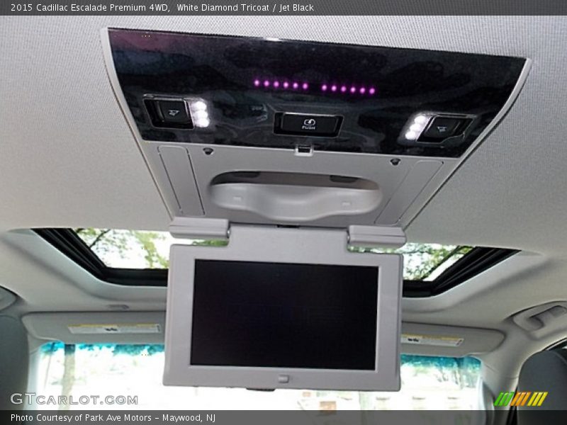 White Diamond Tricoat / Jet Black 2015 Cadillac Escalade Premium 4WD