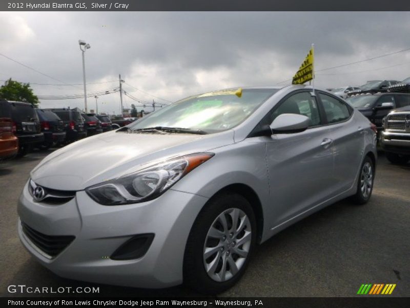 Silver / Gray 2012 Hyundai Elantra GLS
