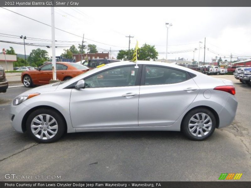 Silver / Gray 2012 Hyundai Elantra GLS