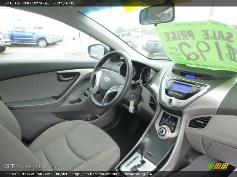 Silver / Gray 2012 Hyundai Elantra GLS