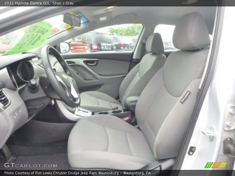 Silver / Gray 2012 Hyundai Elantra GLS