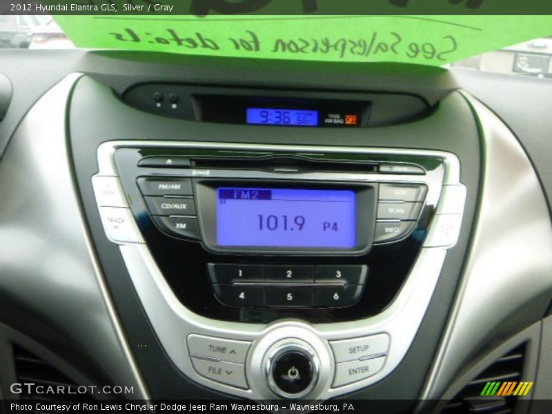 Silver / Gray 2012 Hyundai Elantra GLS