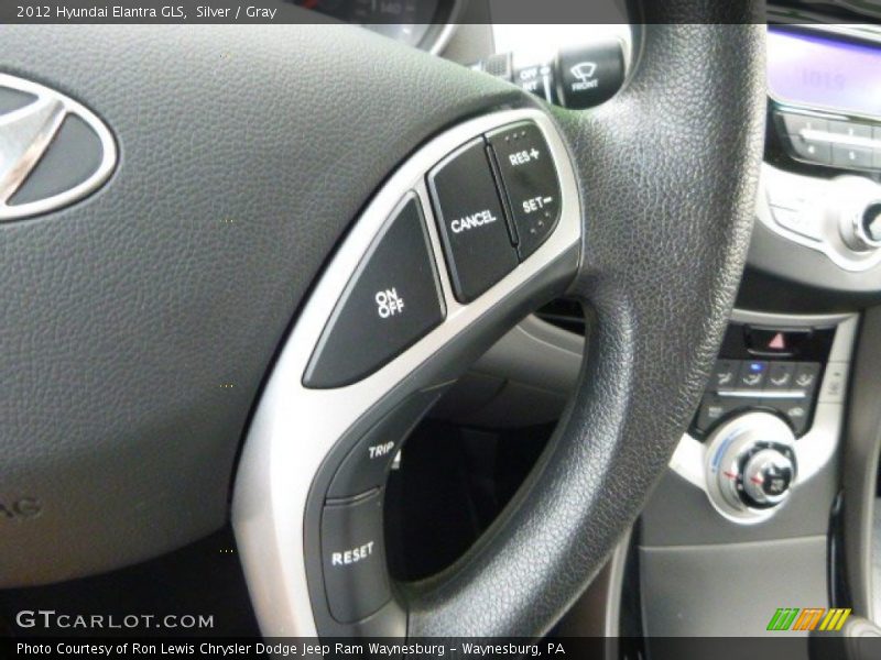 Silver / Gray 2012 Hyundai Elantra GLS