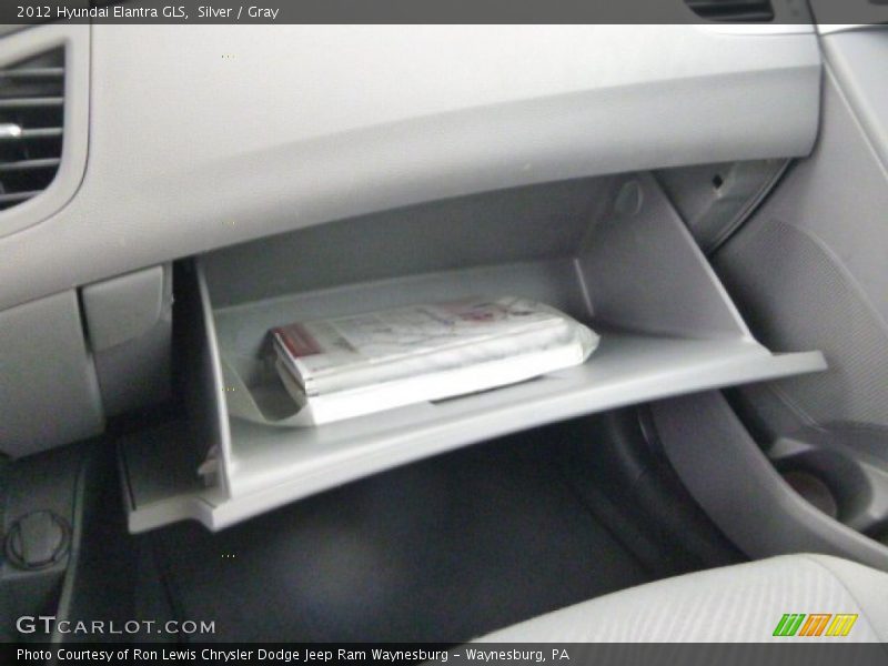 Silver / Gray 2012 Hyundai Elantra GLS