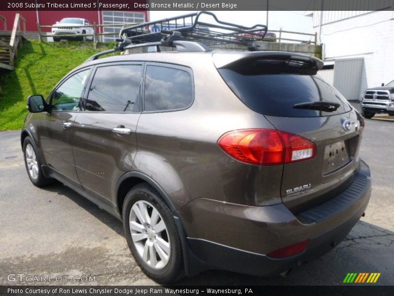 Deep Bronze Metallic / Desert Beige 2008 Subaru Tribeca Limited 5 Passenger