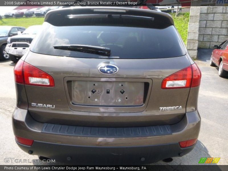 Deep Bronze Metallic / Desert Beige 2008 Subaru Tribeca Limited 5 Passenger