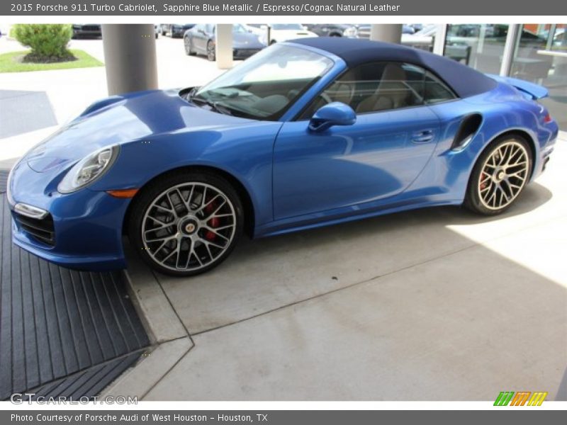  2015 911 Turbo Cabriolet Sapphire Blue Metallic