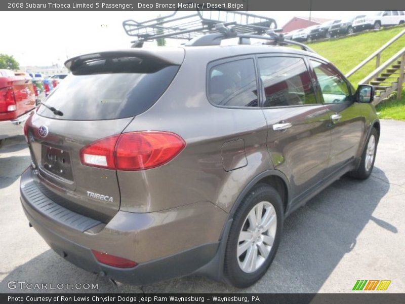 Deep Bronze Metallic / Desert Beige 2008 Subaru Tribeca Limited 5 Passenger