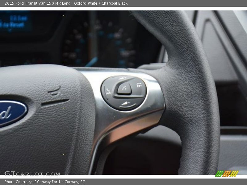 Oxford White / Charcoal Black 2015 Ford Transit Van 150 MR Long