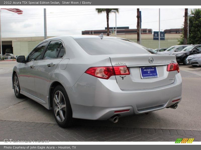 Silver Moon / Ebony 2012 Acura TSX Special Edition Sedan