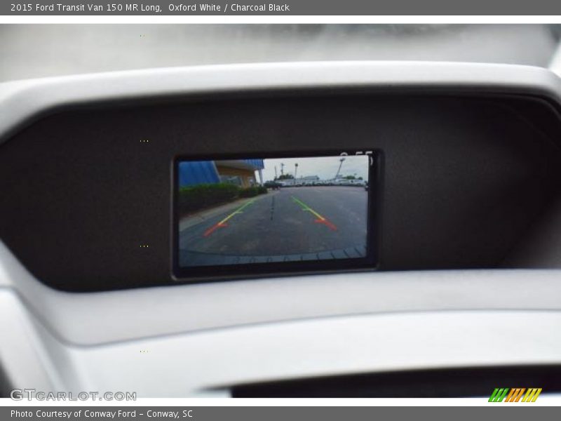 Oxford White / Charcoal Black 2015 Ford Transit Van 150 MR Long