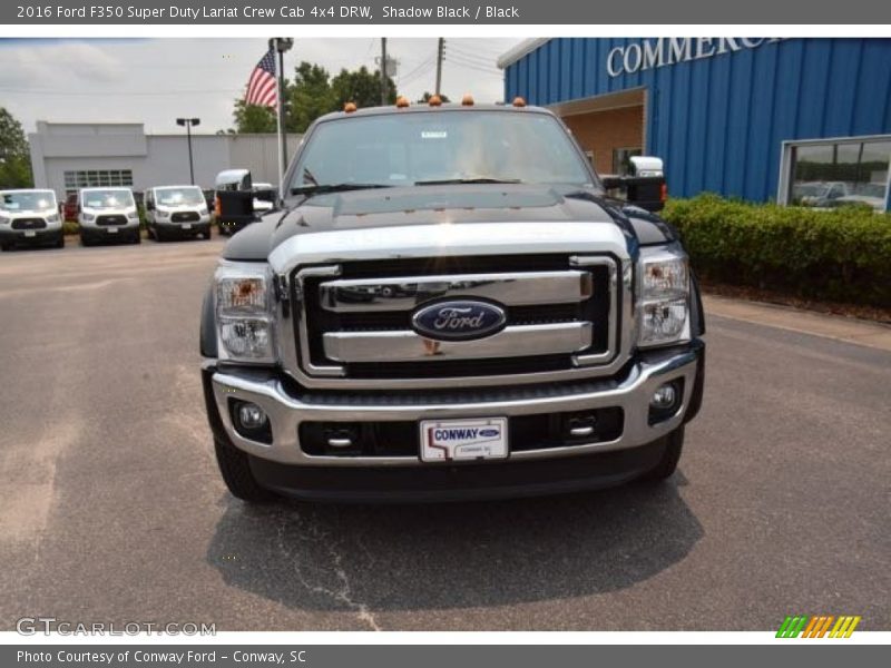 Shadow Black / Black 2016 Ford F350 Super Duty Lariat Crew Cab 4x4 DRW