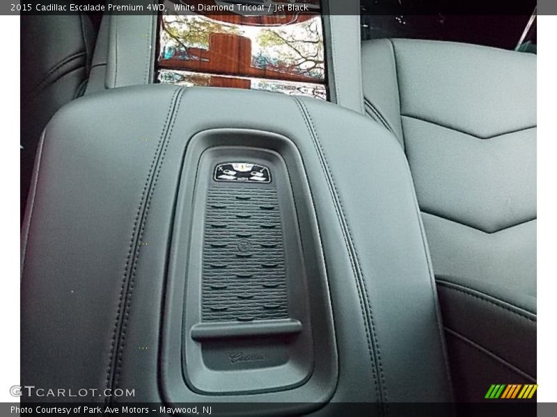 White Diamond Tricoat / Jet Black 2015 Cadillac Escalade Premium 4WD